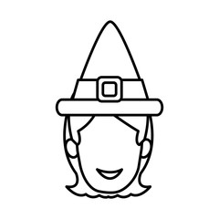 woman vintage hat icon vector illustration graphic design