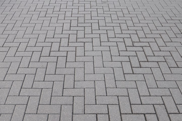 Old grey stone pavement background