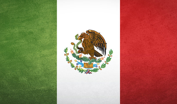 Mexico flag texture