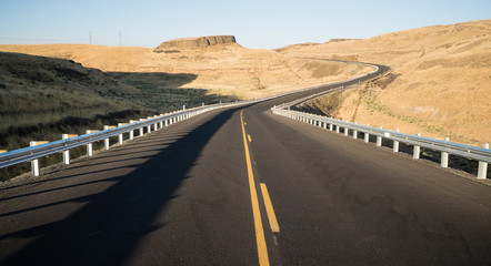 Eastern Washington Desert Highway Lyons Ferry Road