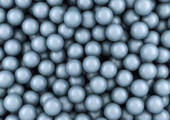 Ball pool. 3D illustration.