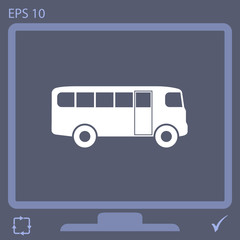 bus vector icon