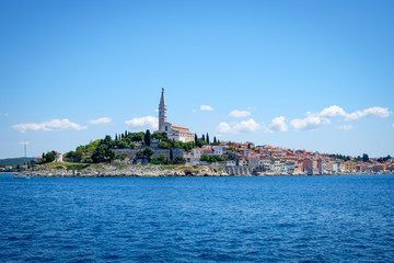 Fototapeta na wymiar Harbor in Rovinj Croatia