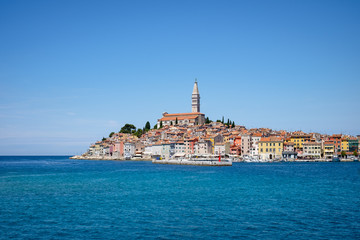 Harbor in Rovinj Croatia