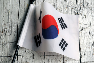 태극기 Taegukgi Flagge Südkoreas Bandiera della Flaga Korei Południowej Corea 大韓民國國旗 del Sud Flag علم كوريا الجنوبية of South Korea 太極旗 Bandera de Sur Drapeau de la Corée du Флаг Республики Корея  © Comugnero Silvana