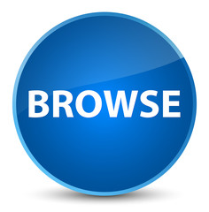 Browse elegant blue round button
