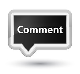 Comment prime black banner button