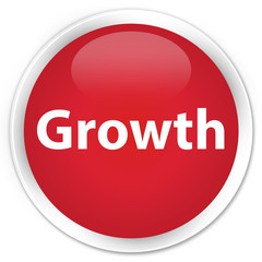 Growth premium red round button