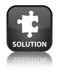 Solution (puzzle icon) special black square button