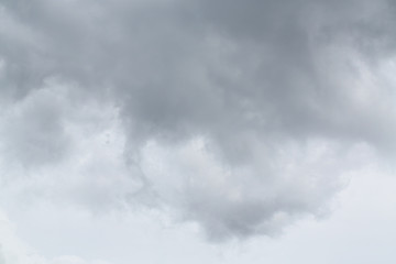 Obraz premium Rainy (or rain) cloud, gray color background