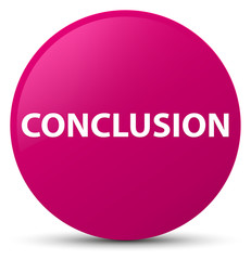 Conclusion pink round button