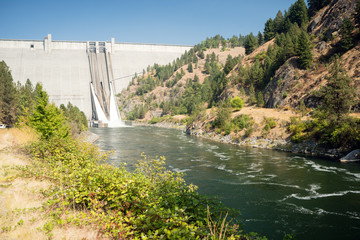 Dworshak Dam Concrete Gravity North Fork Clearwater River Idaho