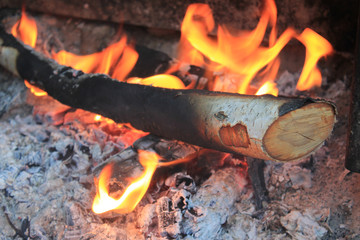 Campfire log