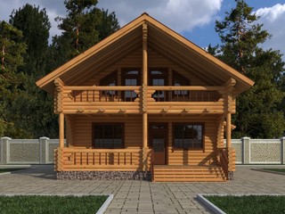 Fototapeta na wymiar Building Photo Realistic Render 3D Illustration
