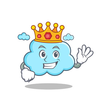 King Cute Cloud Character Cartoon