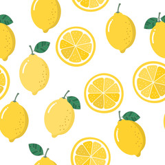 lemon seamless basic pattern