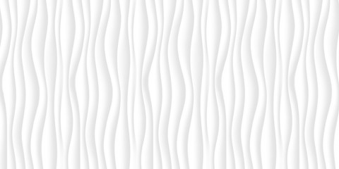 Line White texture. Gray abstract pattern seamless. Wave wavy nature geometric modern. - 170521898