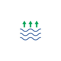 Water flat icon