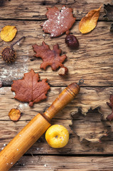 Seasonal autumn cookies