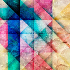 Fototapety  Abstract bright geometric background