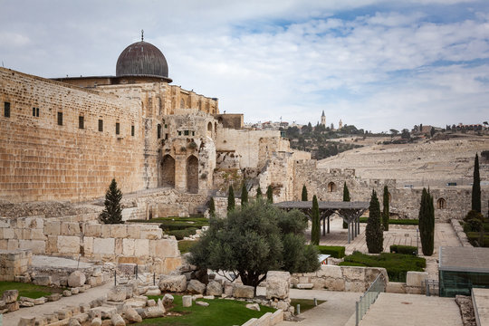 The Jerusalem Archeological Park / The Jerusalem Archeological Park architecture and buildings.