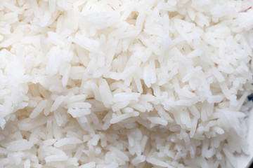 close up of cooked rice