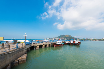 pier in Vungtau, Vietnam
