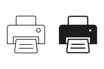 Fototapeta premium Printer vector icon.
