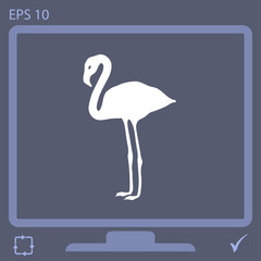 1421672 flamingo vector icon