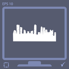 1421675 city vector icon