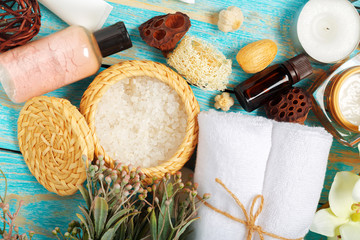 Spa background with a blank space