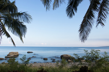 Fototapeta na wymiar Scenic Beach Outlook in Taitung, Taiwan