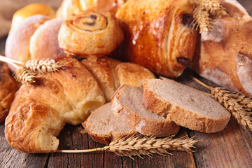 assorted bread and pastries