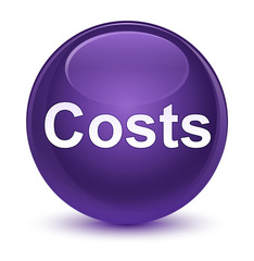 Costs glassy purple round button