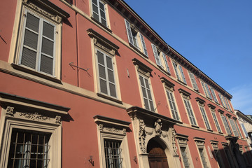 Fototapeta na wymiar Fiorenzuola d'Arda (Piacenza), old building