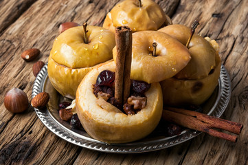 autumn apples baked