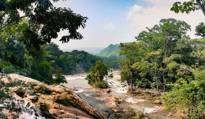 Agua Azul waterfalls, Chiapas, Mexico.
