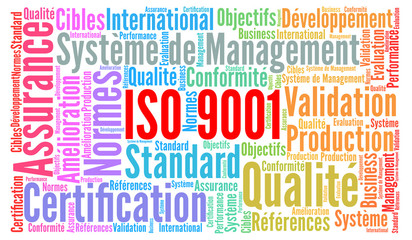 ISO 9001 nuage de mots