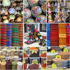 Bazaar collage