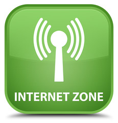 Internet zone (wlan network) special soft green square button