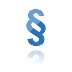farbiges Symbol - fettes Paragraphen-Symbol