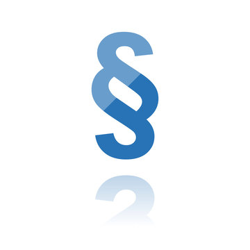 farbiges Symbol - fettes Paragraphen-Symbol
