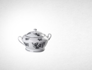 pot or food pot on a background.