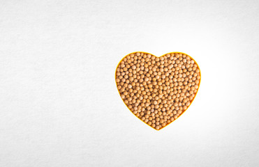 soybean isolated on background