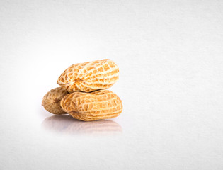 nuts on the background