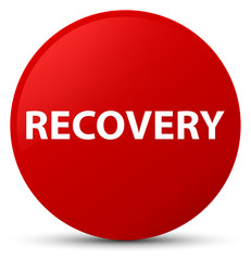 Recovery red round button