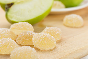 Homemade apple marmalade candy