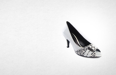 shoe or lady shoes isolated on background.