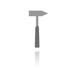 farbiges Symbol - Hammer