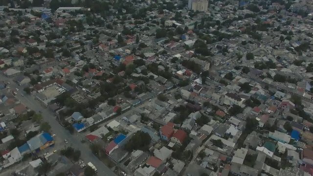 Aerial view of Favela